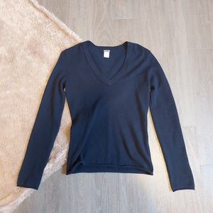 J CREW V-Neck 100% Cashmere Sweater